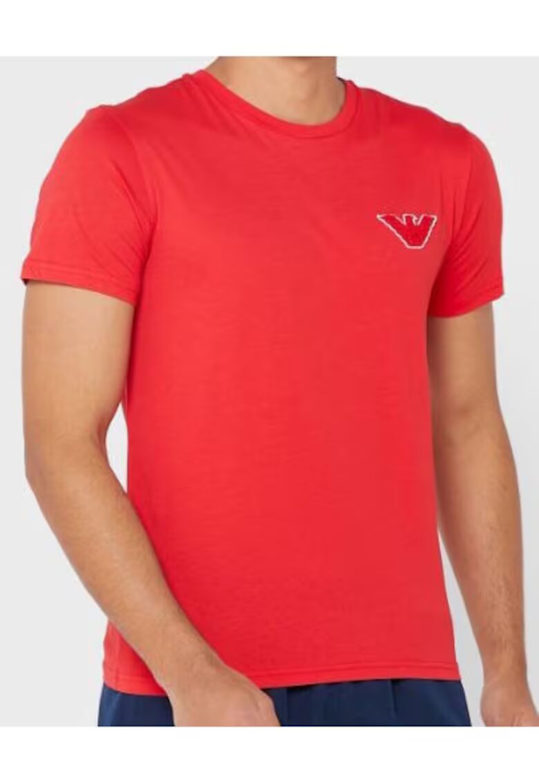Emporio Armani Tricou din bumbac cu logo discret -