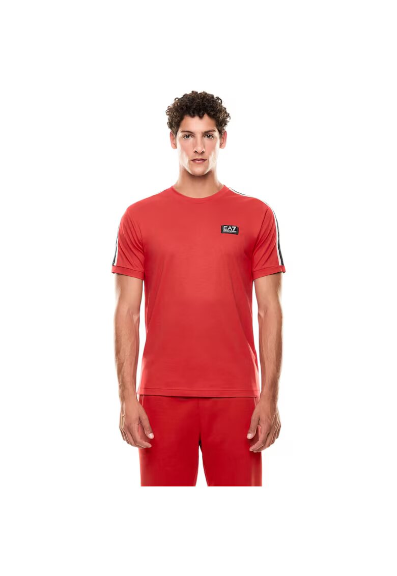 Emporio Armani Tricou EA7 Logo Series M Tape SS 48007 - Rosu