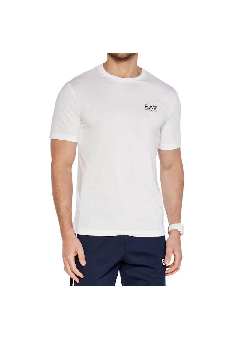Emporio Armani Tricou EA7 Train Core Id SS25 40772 - Alb