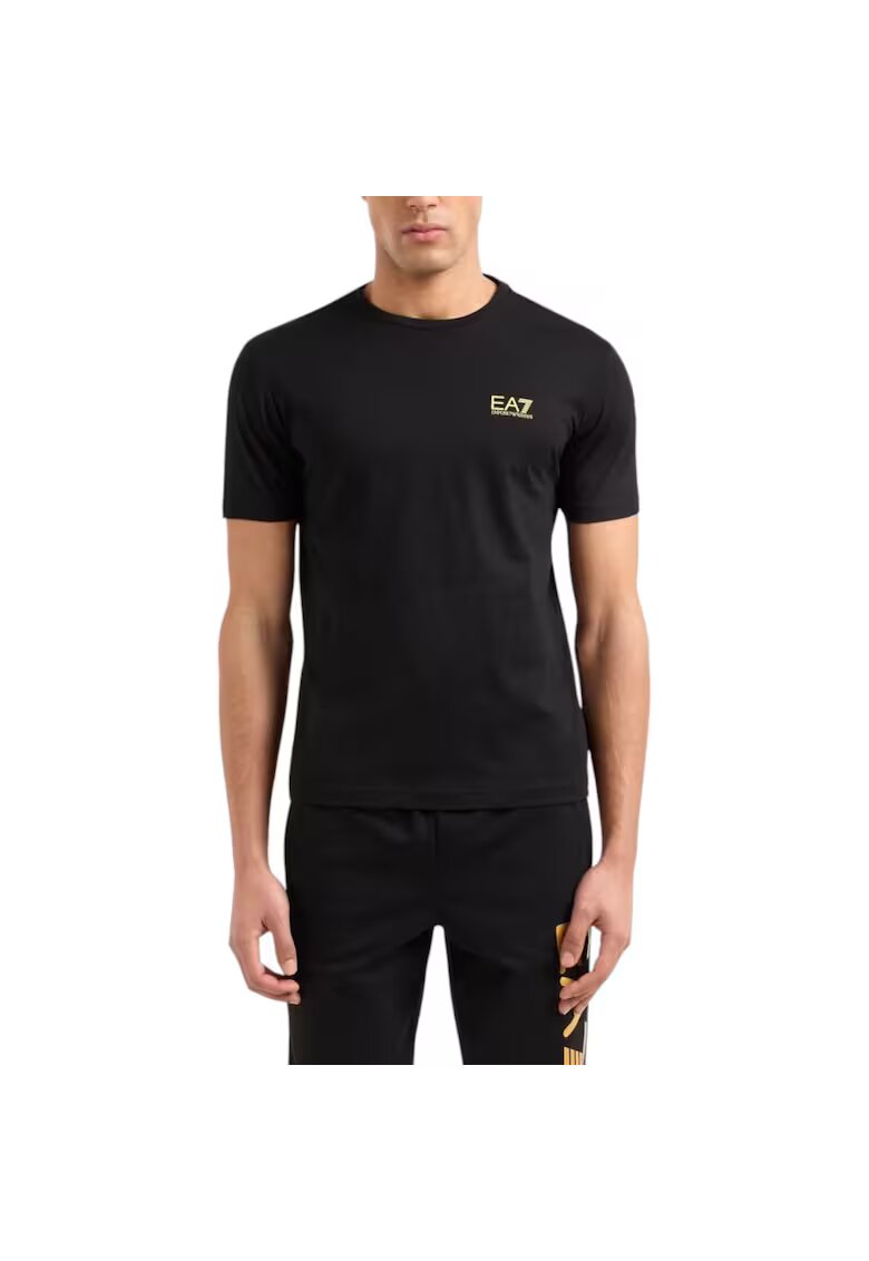 Emporio Armani Tricou EA7 Train Core Id SS25 40775 - Auriu/Negru