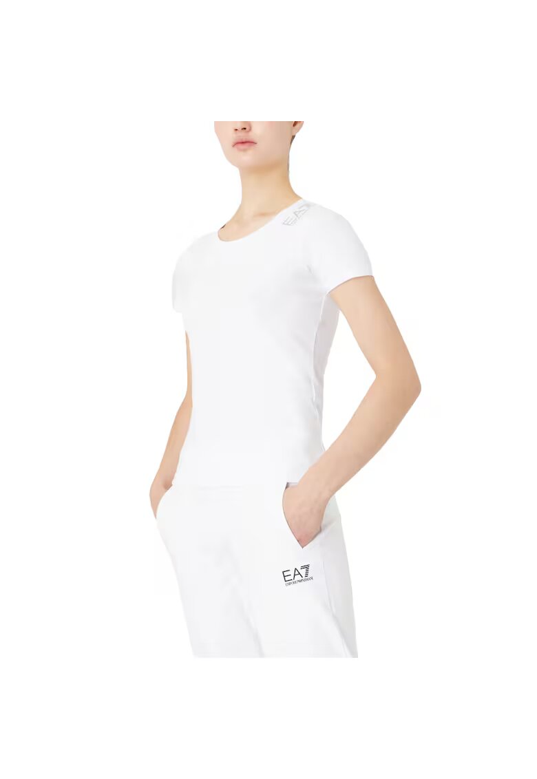 Emporio Armani Tricou EA7 Train Core Identity - TJFKZ-8NTT50-1100 26210 - Alb