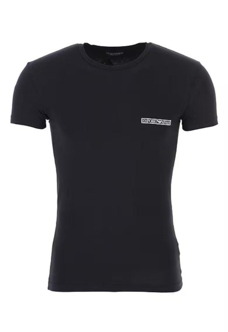 Emporio Armani Tricou Slim cu logo Discret