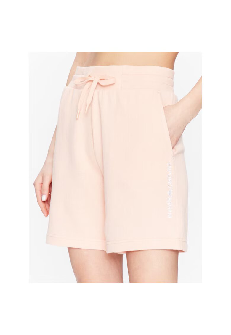 Emporio Armani Underwear Pantaloni sport dama - portocalii - scurti -