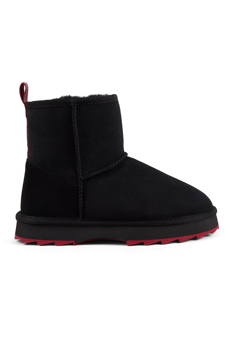 Emu Ghete de piele intoarsa fara inchidere Sharky Mini - Negru