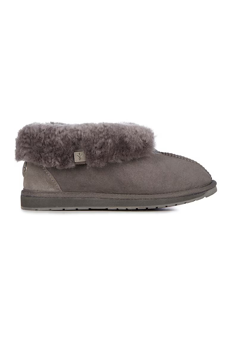 Emu Ghete slip-on de piele intoarsa - Gri carbune