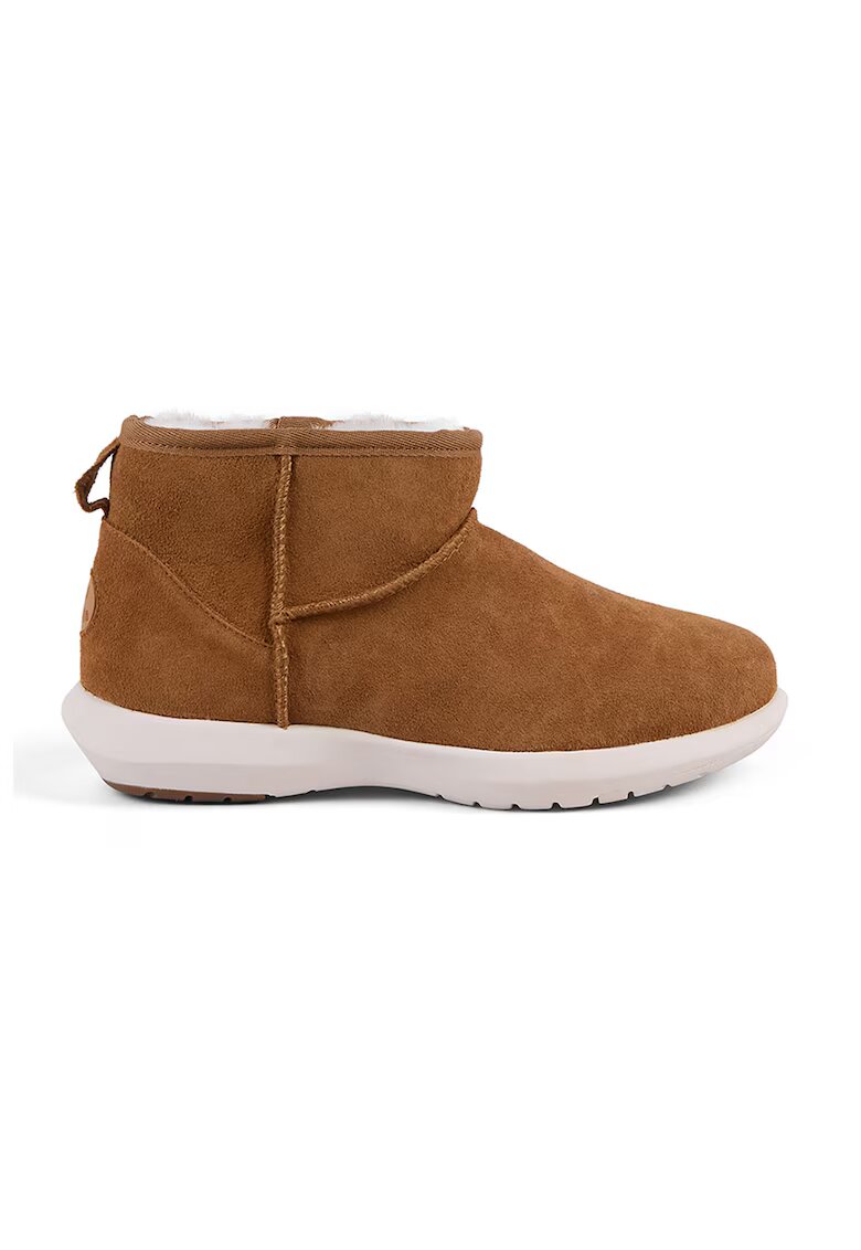 Emu Ghete slip-on de piele intoarsa Sporty Stinger - Caramel/Alb murdar