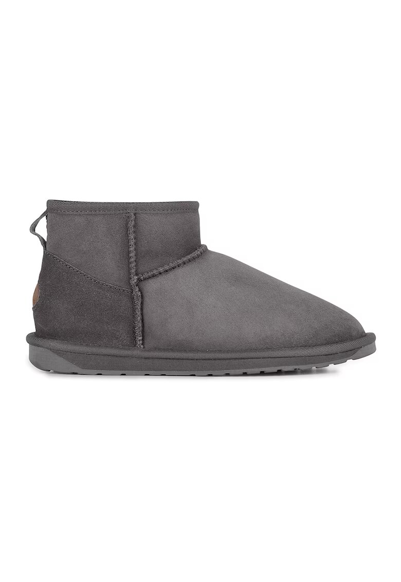 Emu Ghete slip-on de piele intoarsa Stinger - Gri/Gri inchis