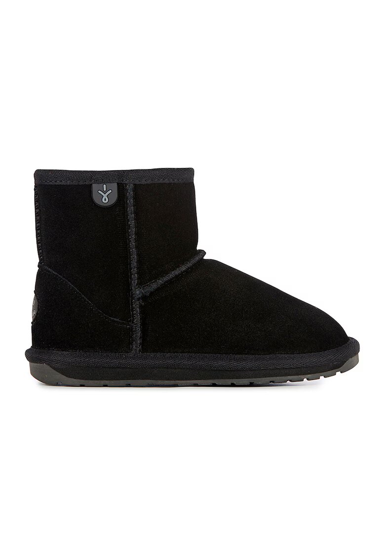 Emu Ghete slip-on de piele intoarsa Wallaby - Negru