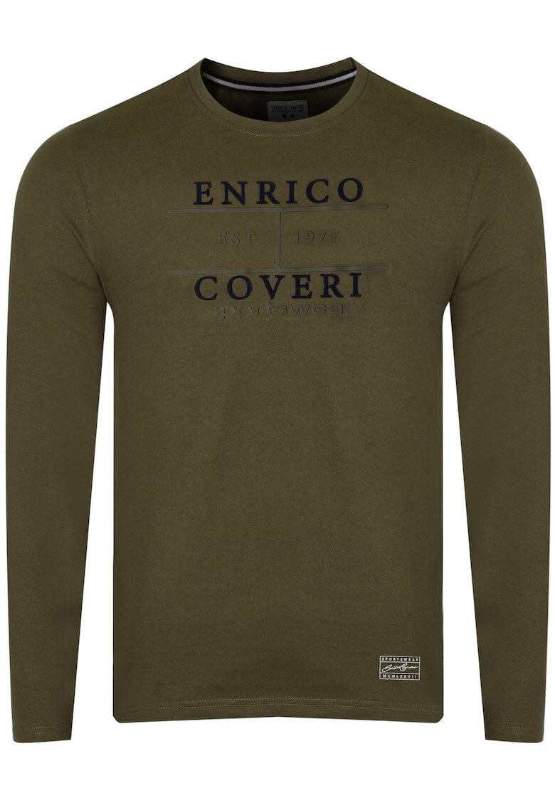 Enrico Coveri Bluza barbati - Bumbac - Maro.