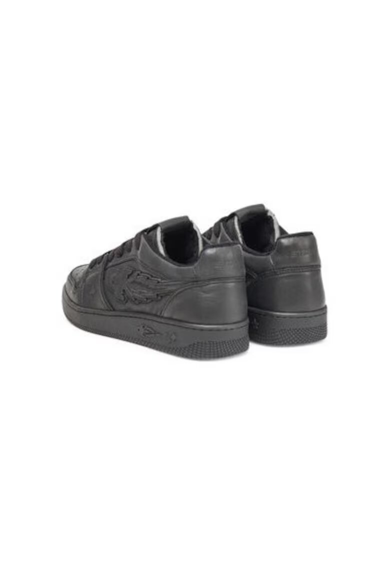 Enterprise Japan Pantofi sport barbati - BG4001 PX496 - Piele naturala - Negru
