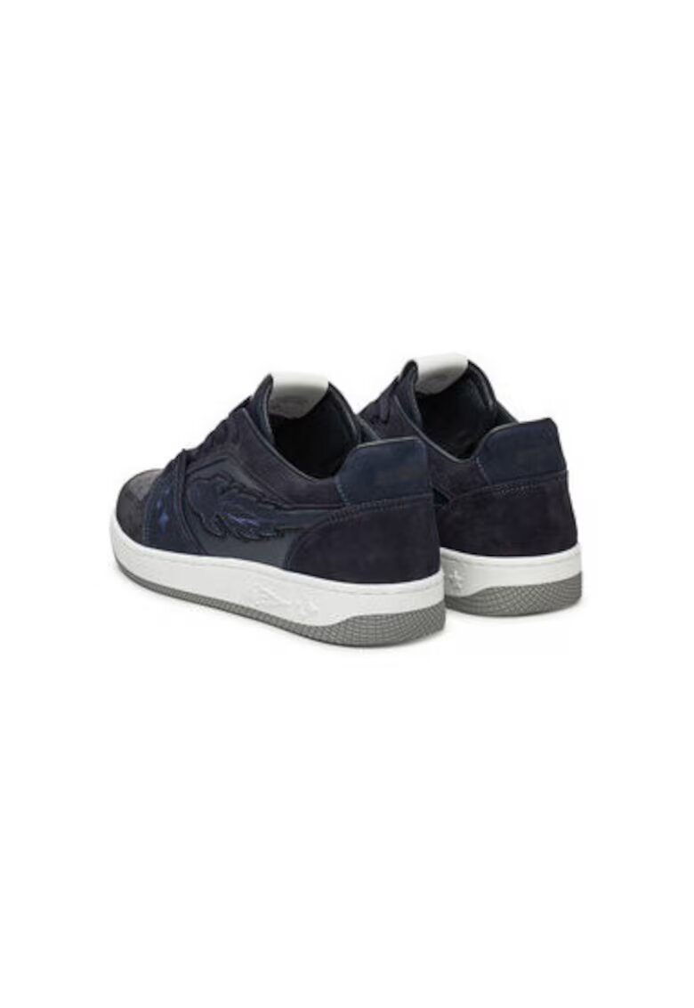 Enterprise Japan Pantofi sport din piele naturala - Bleumarin