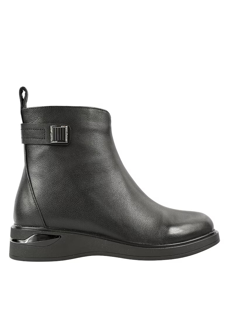 Epica Ghete elegante - dama - JY70016A negru - piele naturala - Negru