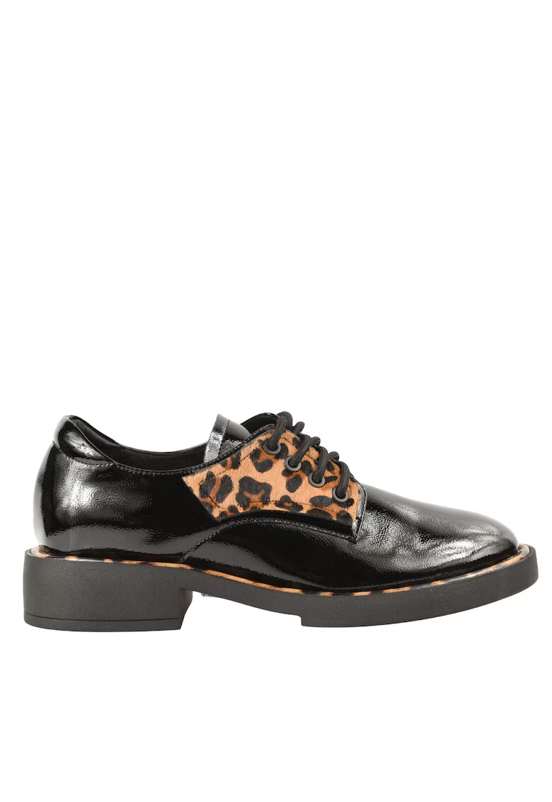 Epica Pantofi casual - dama - A203-M107-G575A negru - piele lacuita - Negru