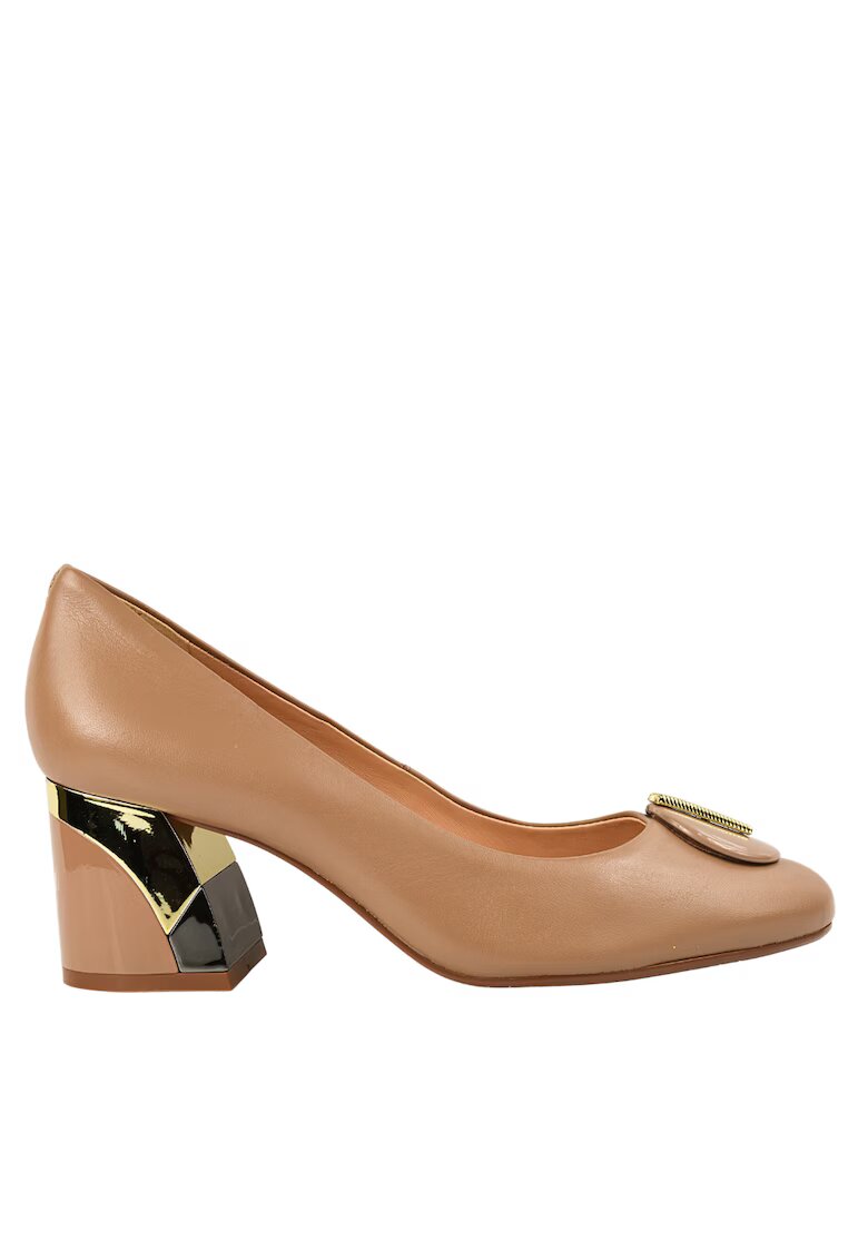 Epica Pantofi eleganti - dama - 11804-561 bej - piele intoarsa - toc