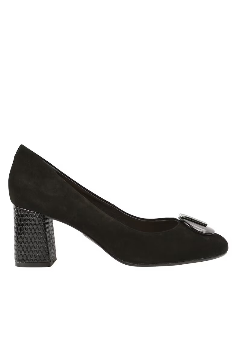 Epica Pantofi eleganti - dama - 11804-561 negru - piele intoarsa - toc
