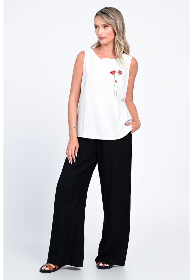 Eranthe Pantaloni culottes cu croiala ampla V338