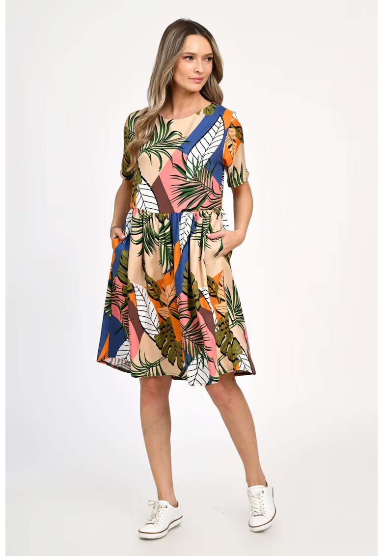 Eranthe Rochie cu model tropical V343