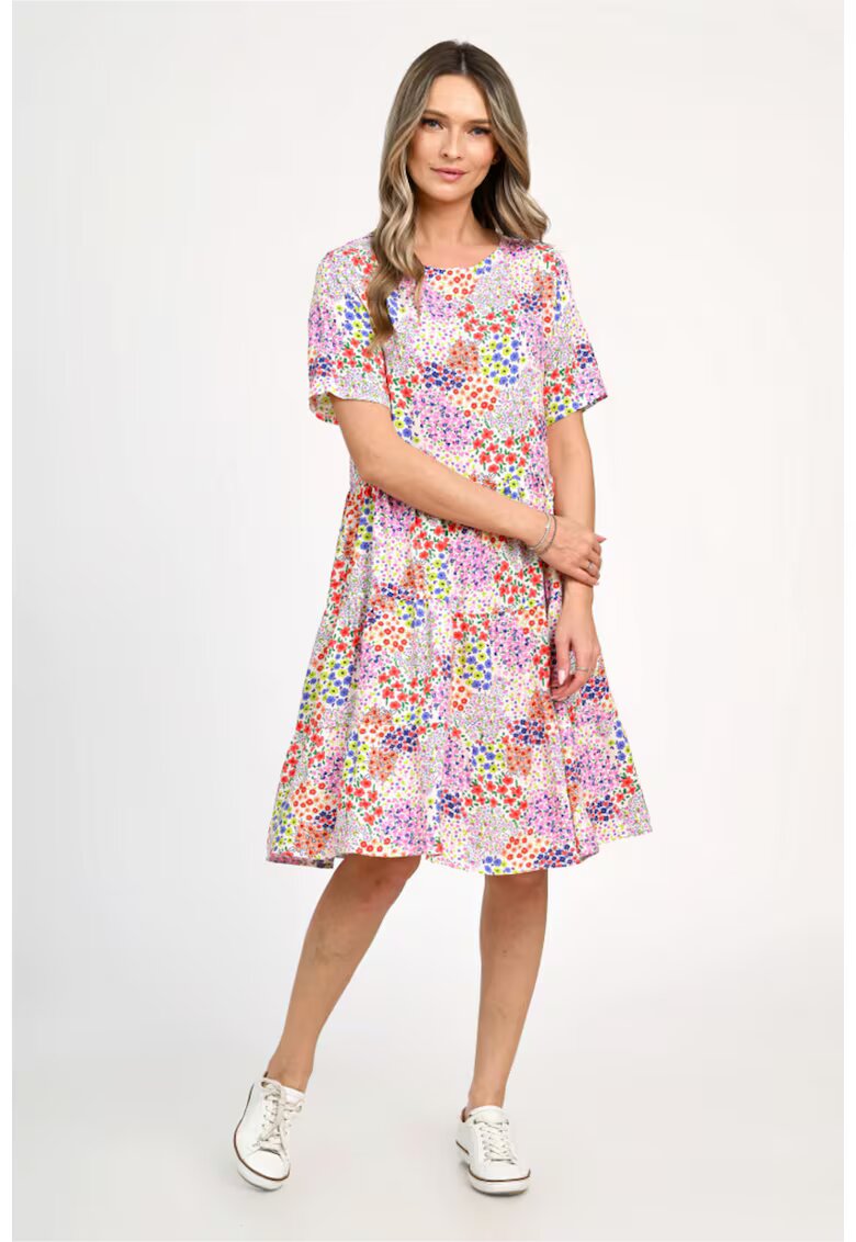 Eranthe Rochie Dama Microfloral - Multicolor