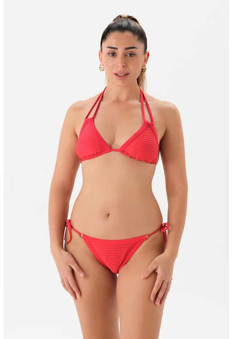 EROS Costum de baie din doua piese cu model texturat - Coral