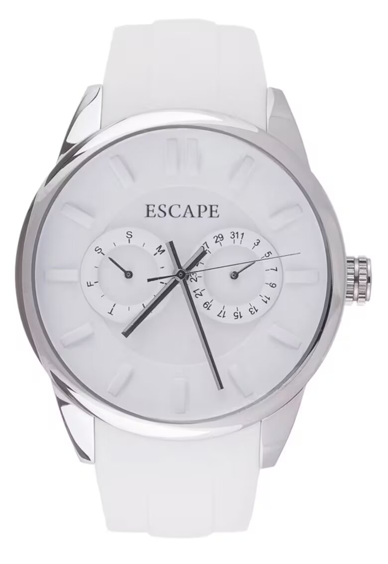Escape Ceas barbatesc model ECP10787 - curea din silicon - carcasa din otel - 42mm - rezistenta la apa 5 ATM