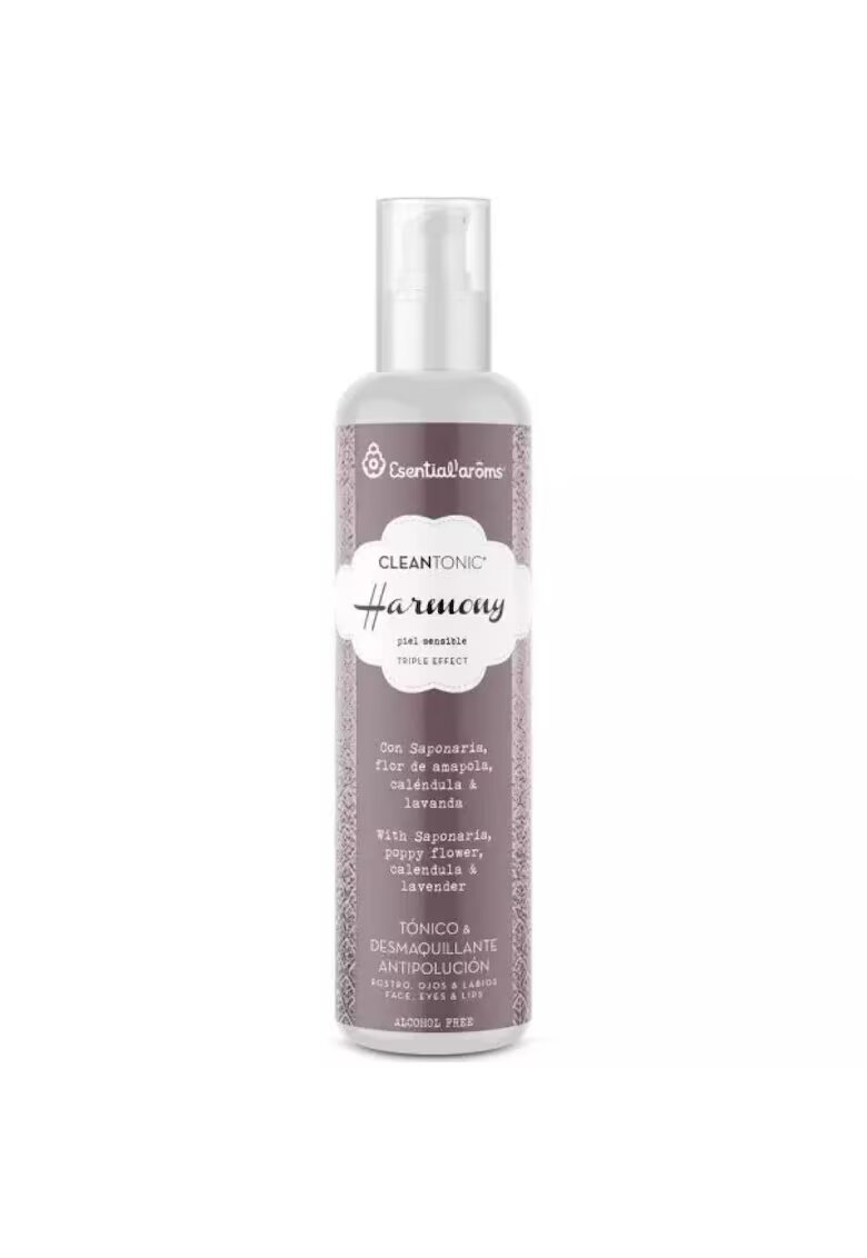 Esentialaroms Lotiune tonica si demachiant bio pentru fata - ochi si buze - Cleantonic Harmony - 200 ml