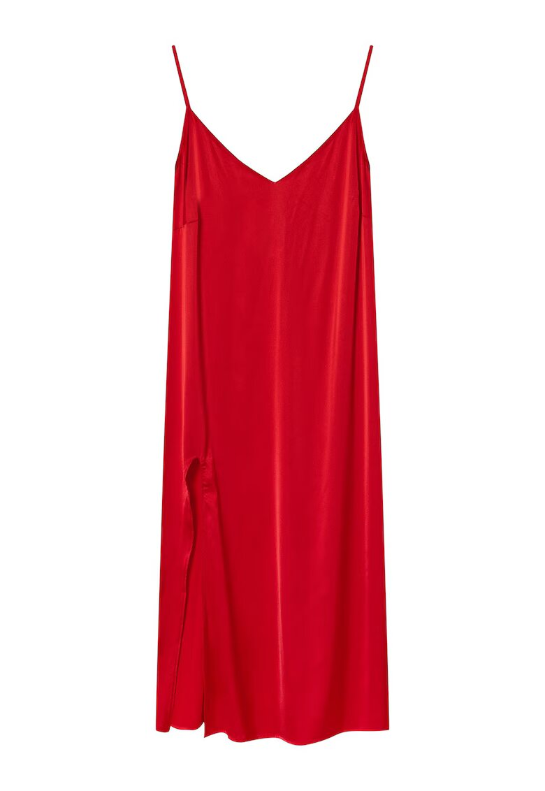 Esotiq Camasa de noapte satin rosu Jelly - Uni