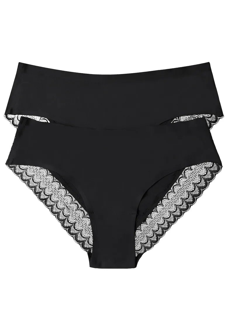 Esotiq Chiloti de tip Figi Parisa set de 2 perechi negri - Negru