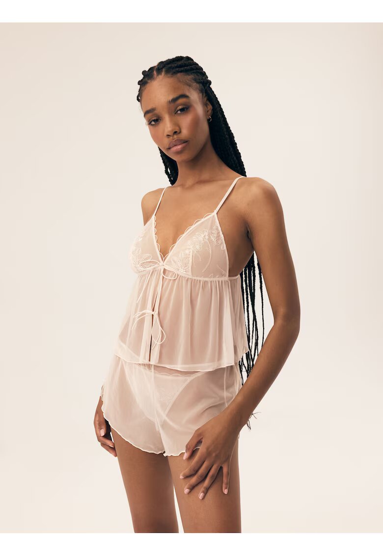 Esotiq dama Baby Alb crem - Floral