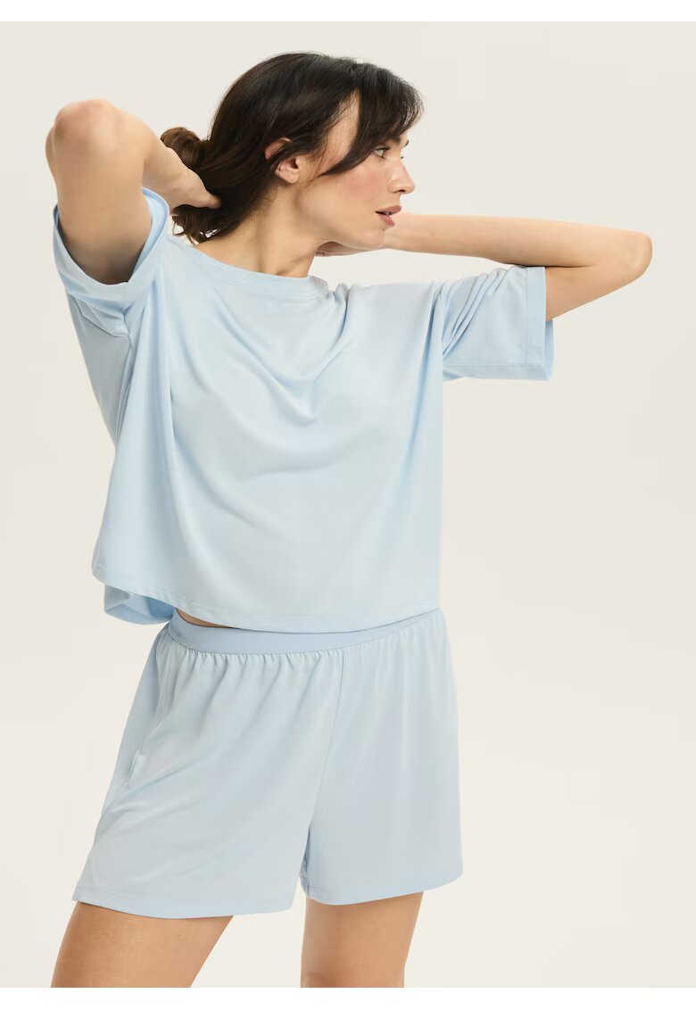 Esotiq Pantaloni scurti Ruth Albastru deschis - Albastru deschis