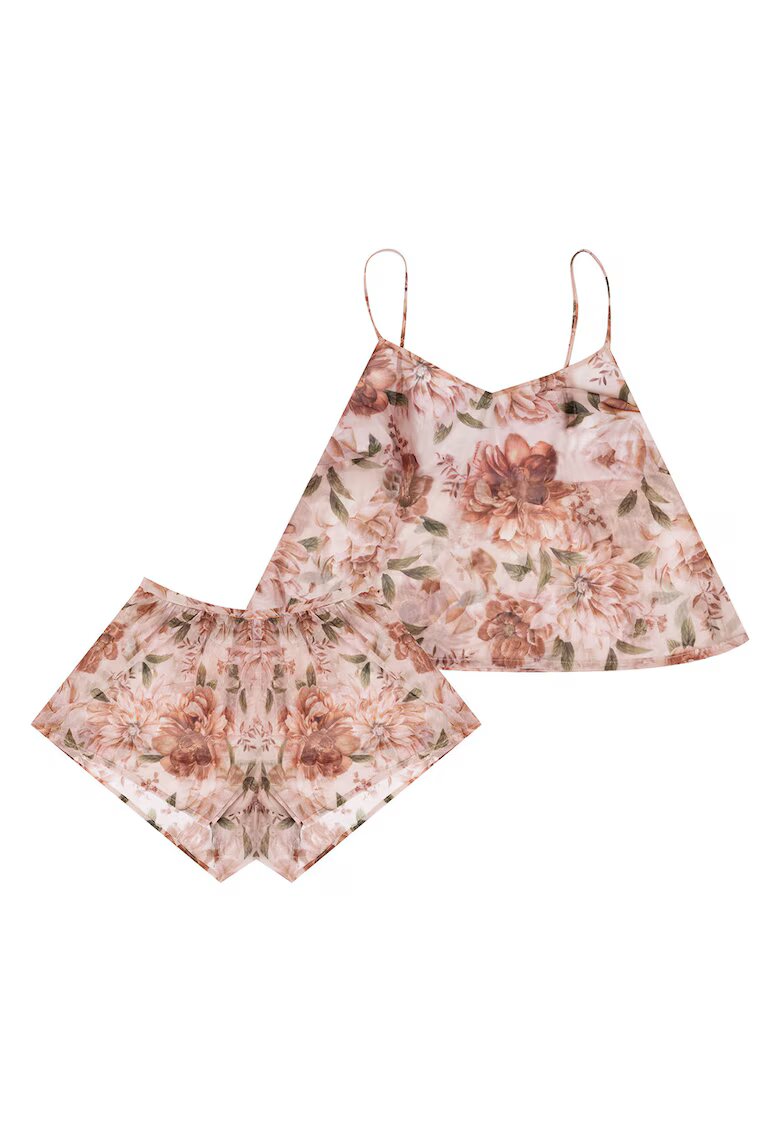 Esotiq Pijama dama Iona bej pal - Floral
