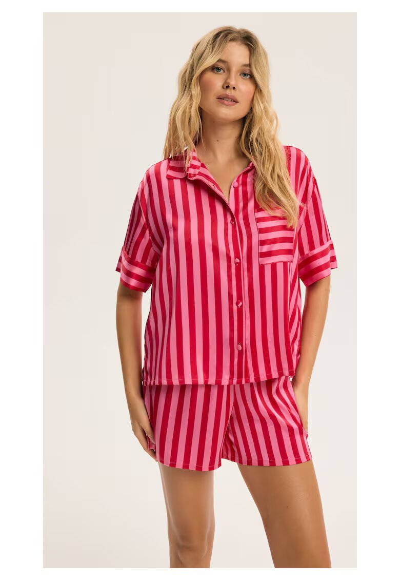 Esotiq Pijama eleganta dama Roz deschis Cress - Dungi