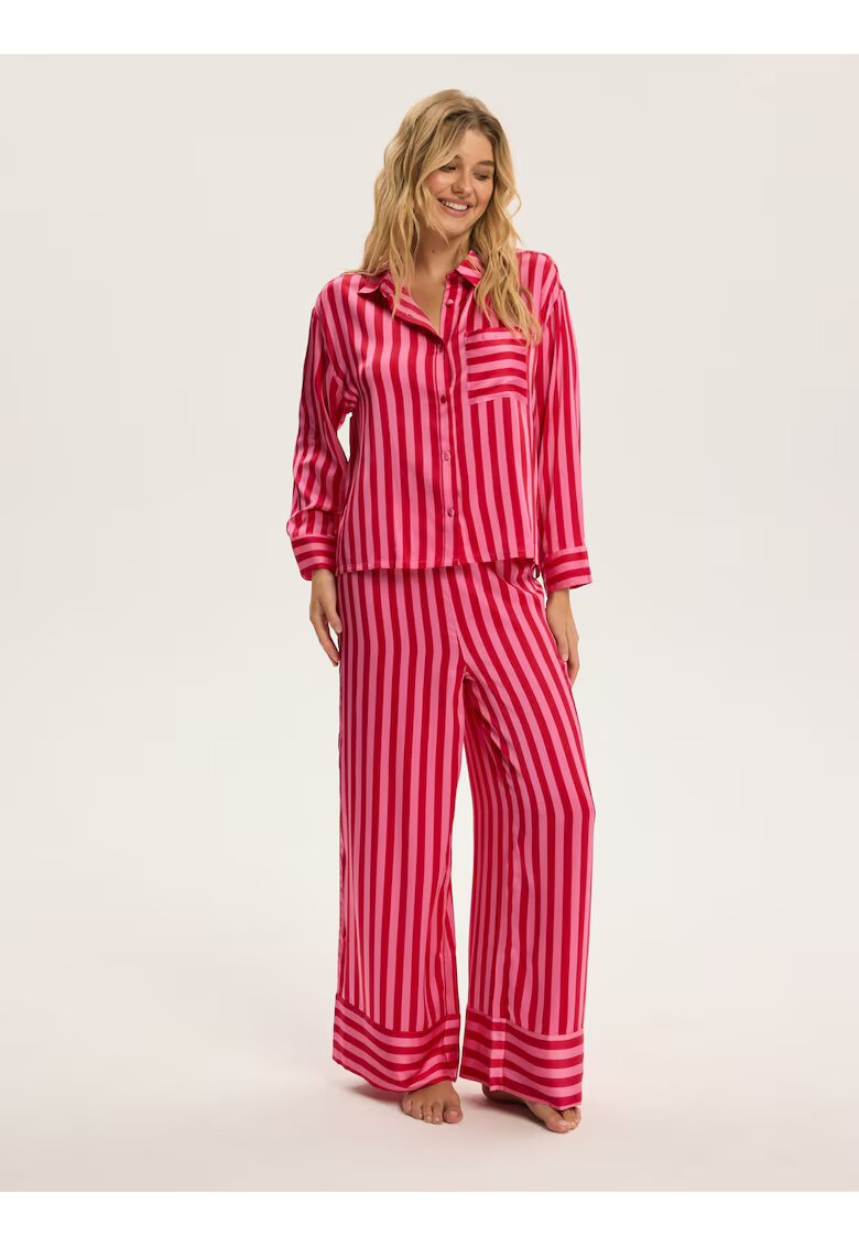 Esotiq Pijama eleganta dama Roz deschis Cress - Dungi