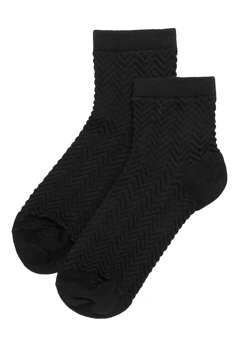 Esotiq Set sosete Nera 2 - negru si bej deschis - bumbac - lungi - Negru