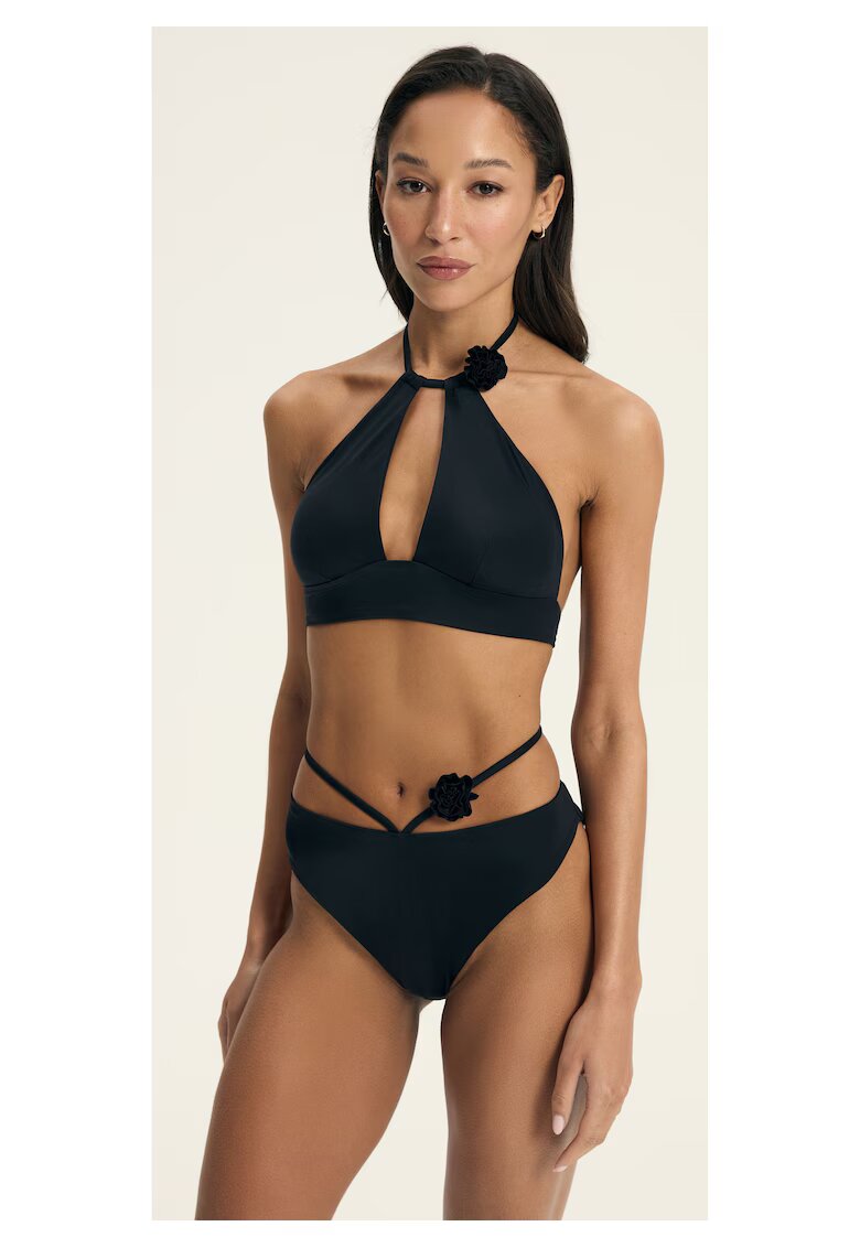 Esotiq Sutien de baie dama Roz intens Godlike - Negru