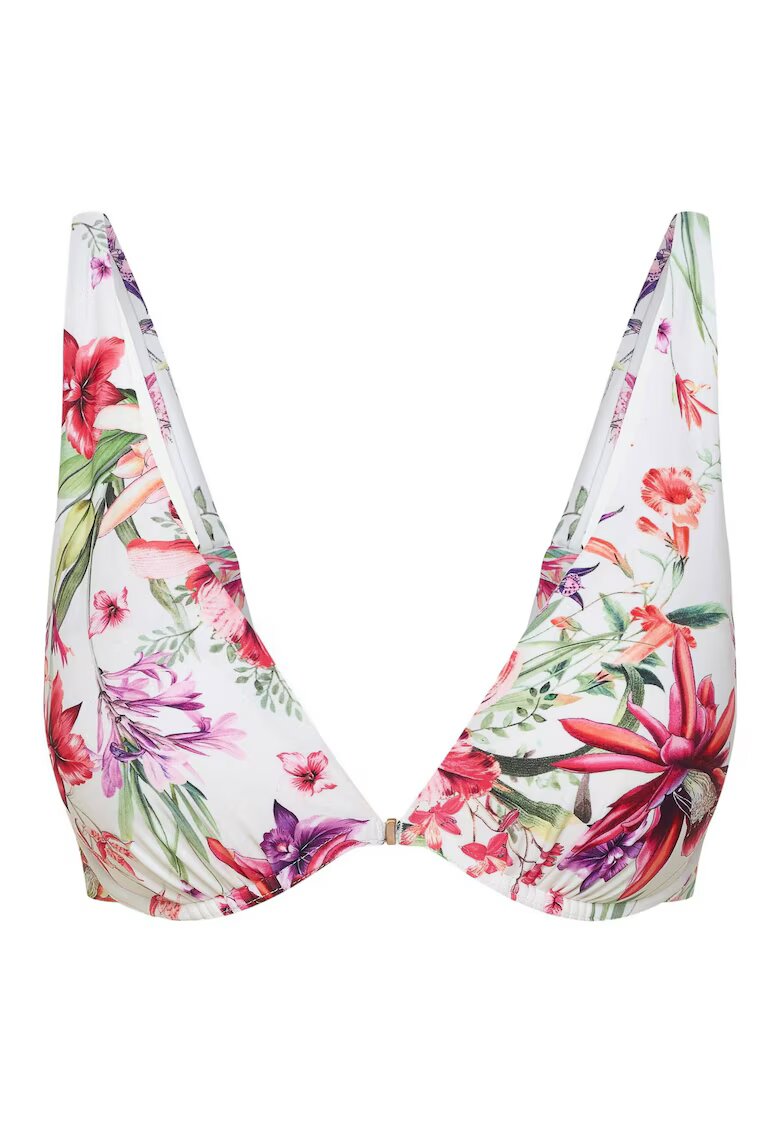 Esotiq Sutien de baie push-up Lagoon Alb crem - Alb
