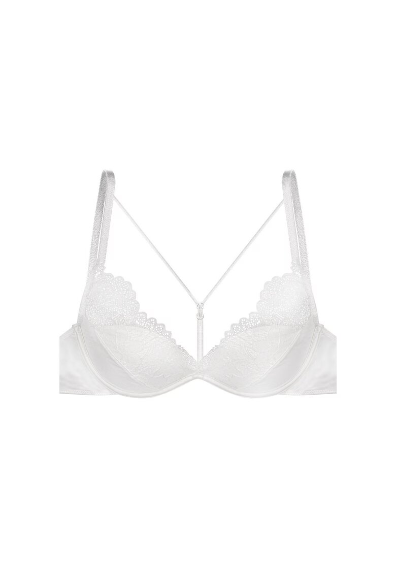 Esotiq Sutien push-up Nauri Alb crem - Alb