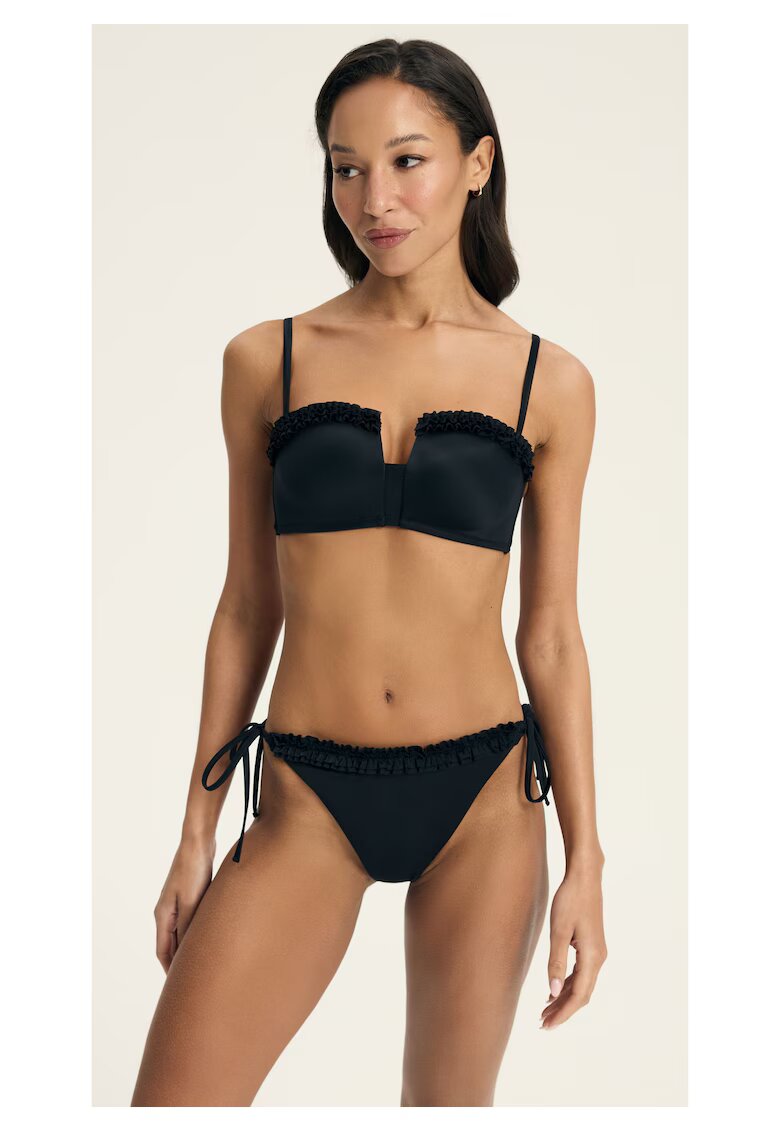 Esotiq Sutien top baie push-up Negru Godlike - Negru