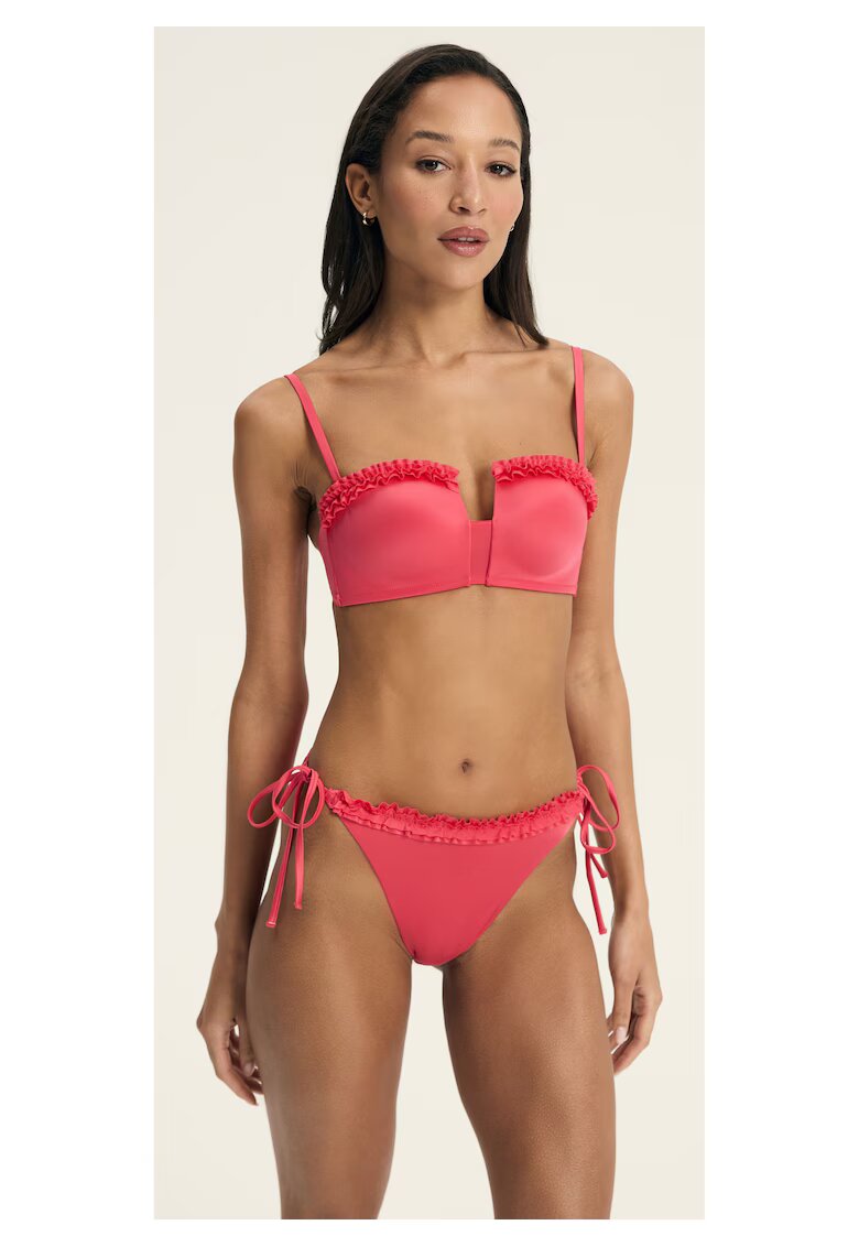 Esotiq Sutien top baie push-up Roz intens Godlike - Roz