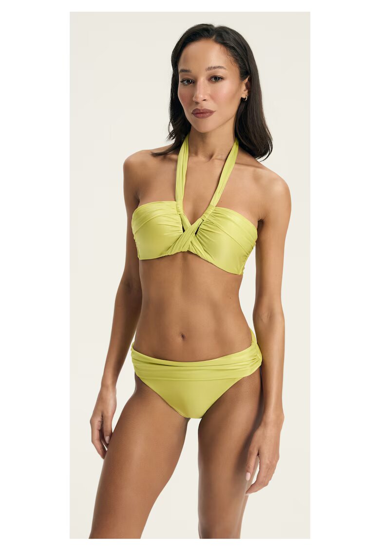 Esotiq Sutien top push-up bandeau Verde lamaie Truffle - Verde