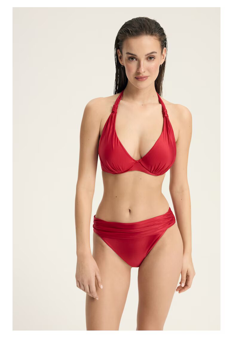 Esotiq Sutien top push-up Rosu Truffle - Rosu
