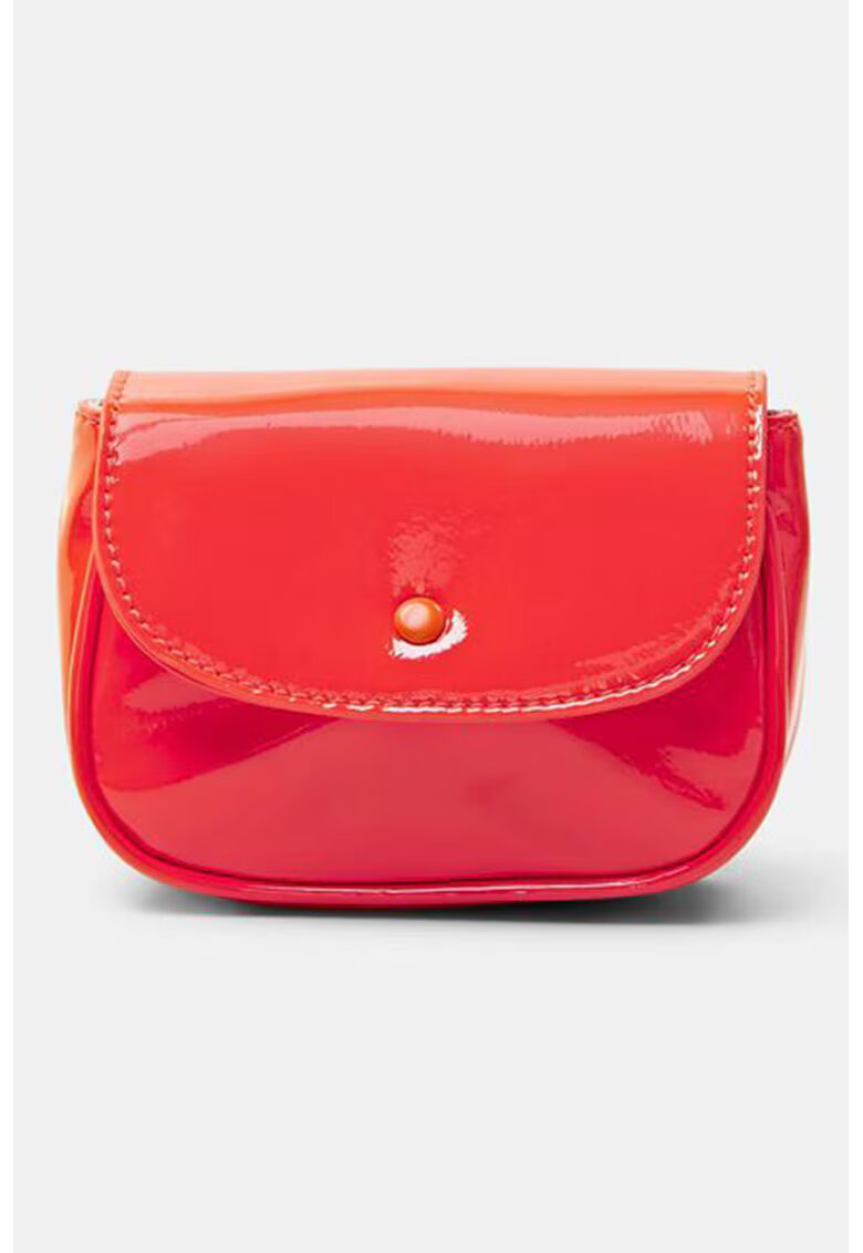 ESPRIT Geanta crossbody de piele ecologica - Rosu vermillion