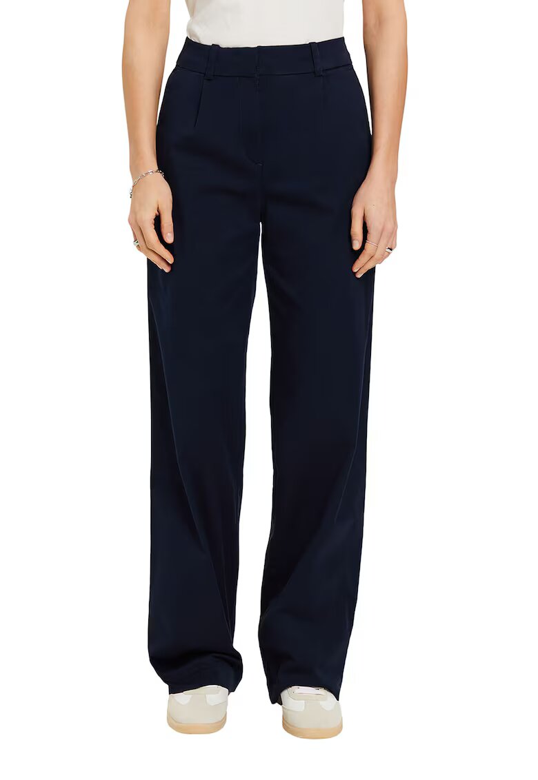 ESPRIT Pantaloni cu croiala ampla - Bleumarin