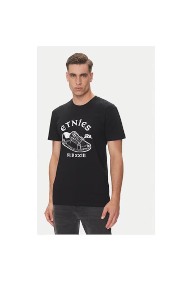 Etnies Tricou barbati 4130003757 - Bumbac - Negru - Negru