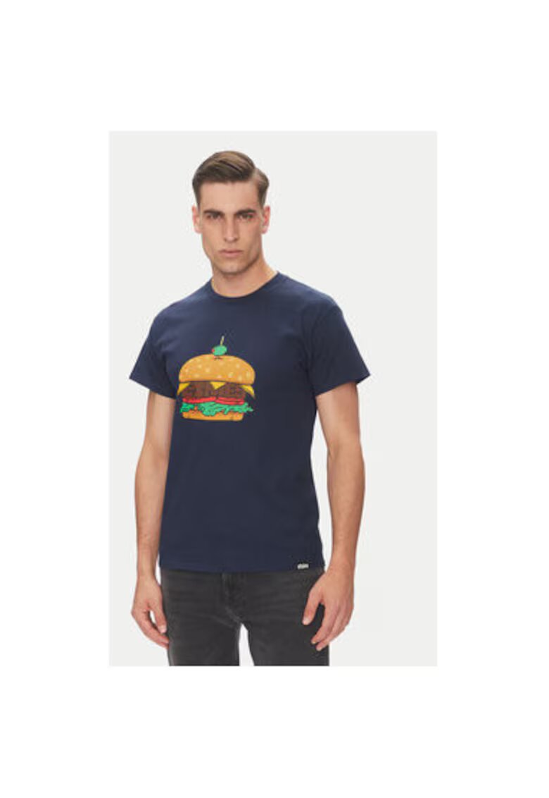 Etnies Tricou barbati 4130004128 - Bumbac - Bleumarin - Bleumarin