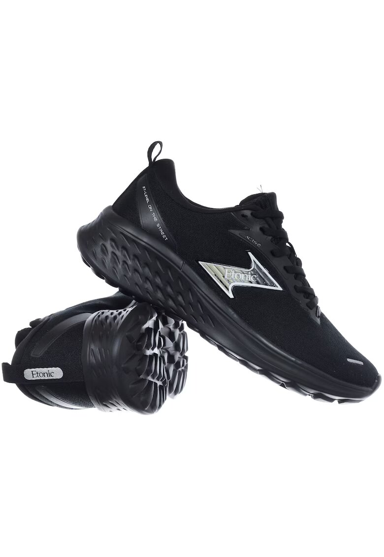 ETONIC Tenisi dama HIGHWAY - sintetic/textil - negru/argintiu