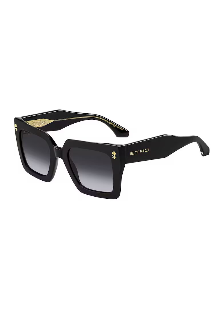Etro Ochelari de soare patrati supradimensionati - Negru