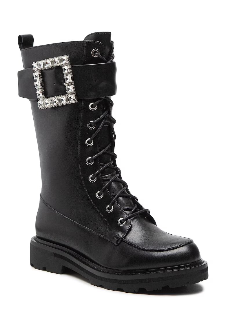 Eva Longoria Ghete dama - 301560210 - Piele naturala - Negru - Negru
