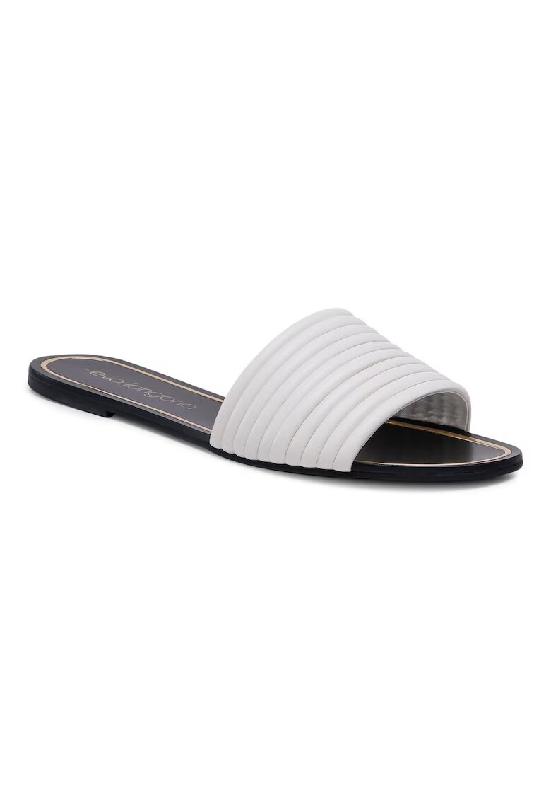 Eva Longoria Papuci flip-flop dama - 208127219 - Piele naturala - Alb -