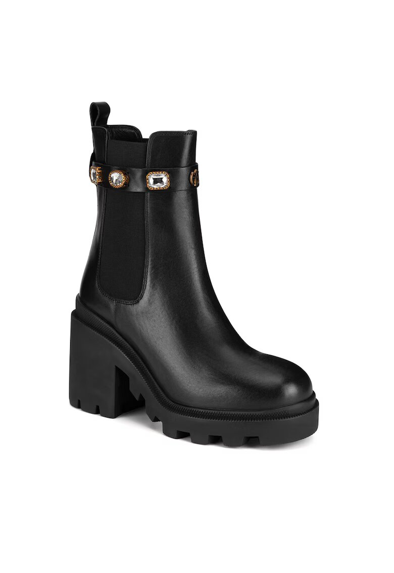 Eva Minge Botine dama MOANA-01W4-002 - Negru