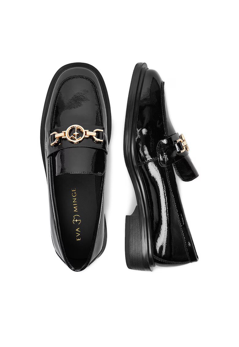 Eva Minge Mocasini dama - negru - piele naturala - Negru